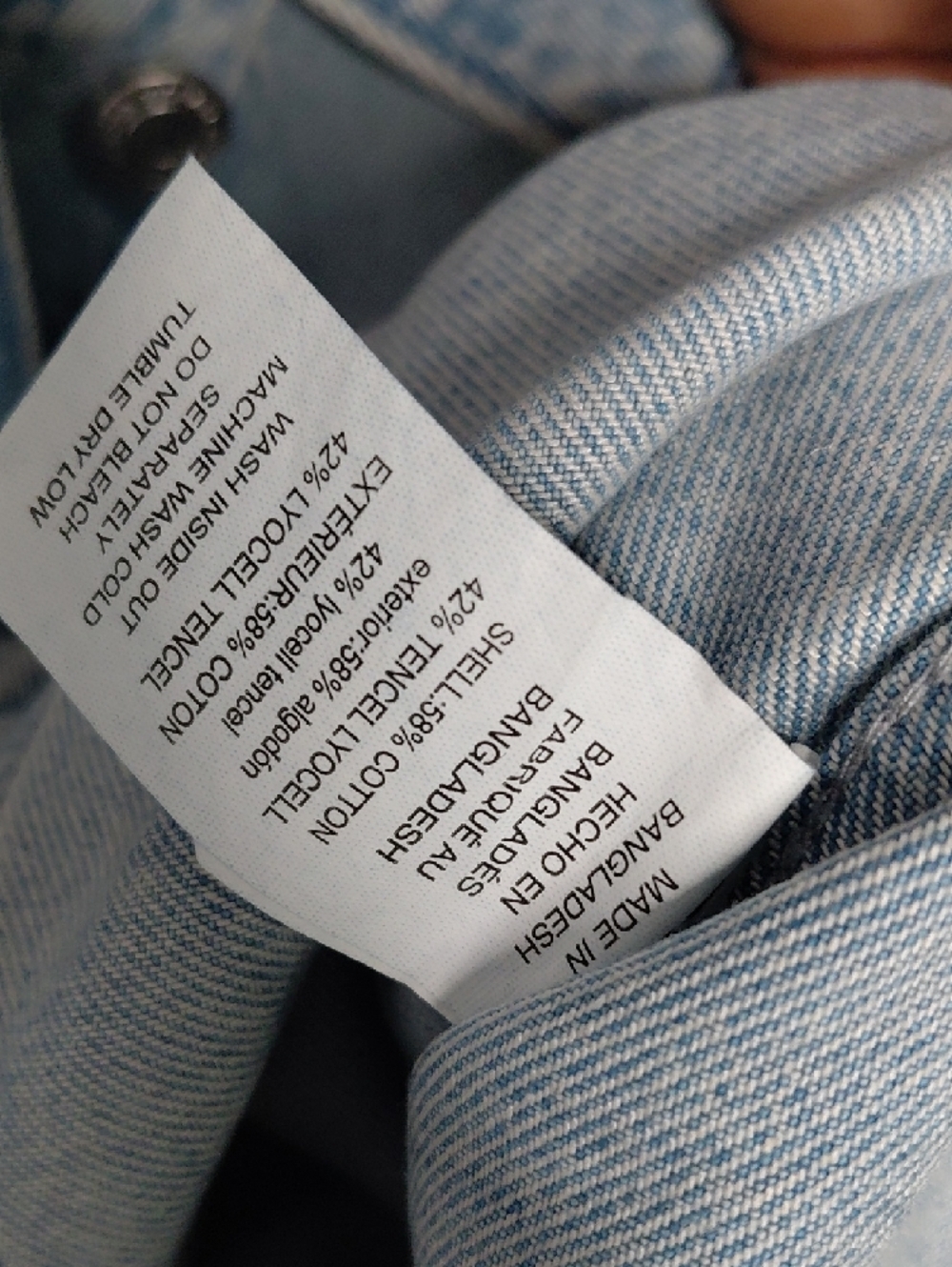 Michael Kors Light Blue Denim Jacket - Picture 6 of 7